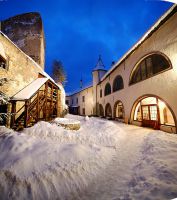 Grand Castle Liptovsky Hradok 11 evening snow